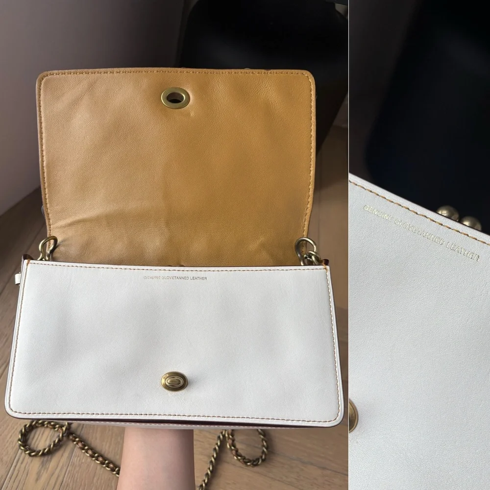 COACH Dinky With Tea Rose White
